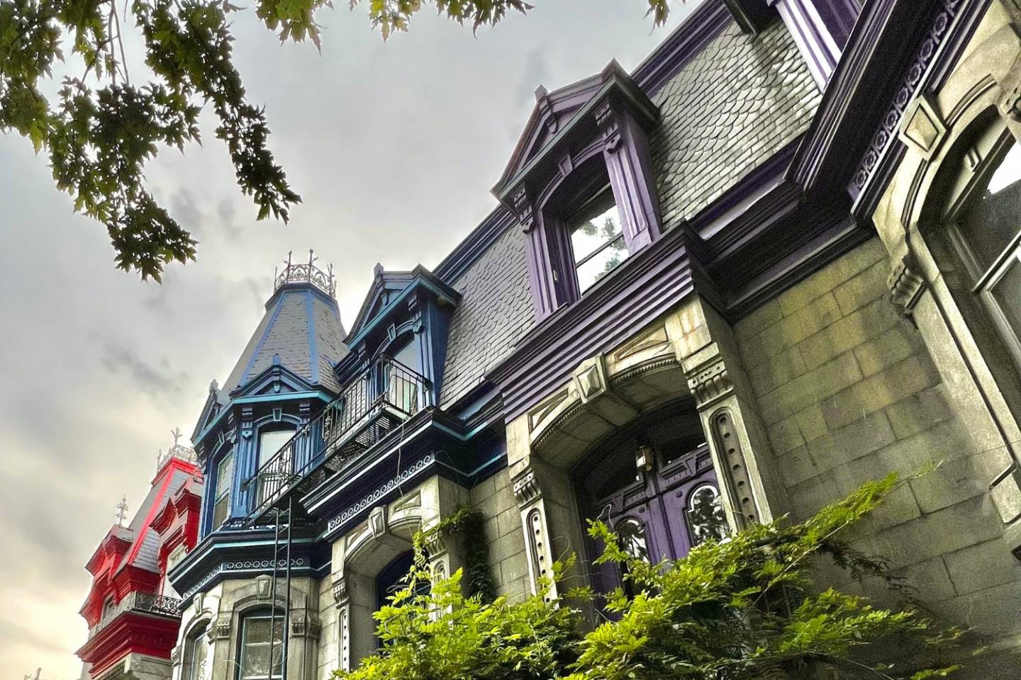 Victorian house Montreal. Ancestral house.